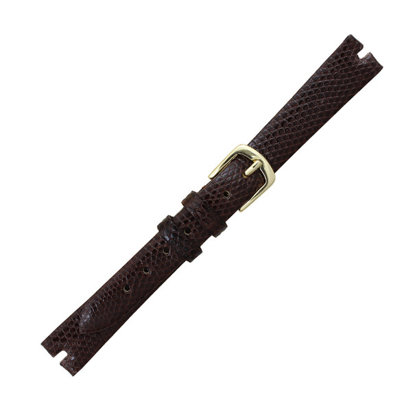 Hadley Roma Made To Fit Gucci® Cut 14mm Brown Watch Band Genuine Java Lizard 6 5/8 Inch Length