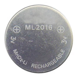 Casio ML2016 Solar Rechargeable Lithium Cells