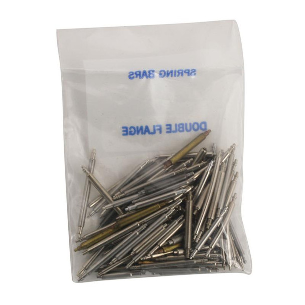 Nickel Plated and Brass Spring Bar Assortment - 100 Pieces