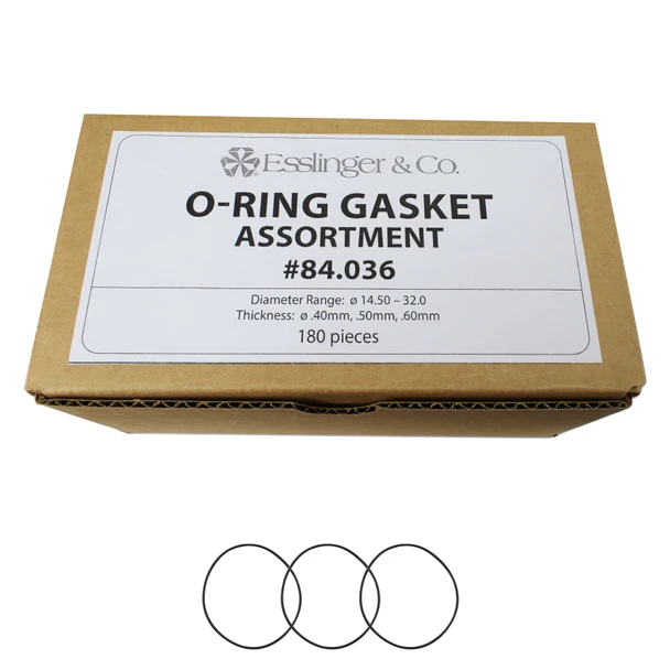 Watch Gaskets O-Ring Gasket Assortment 180 Pieces