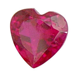 3x3 mm Heart Synthetic July