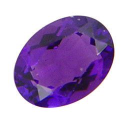 10x8 mm Oval Synthetic February