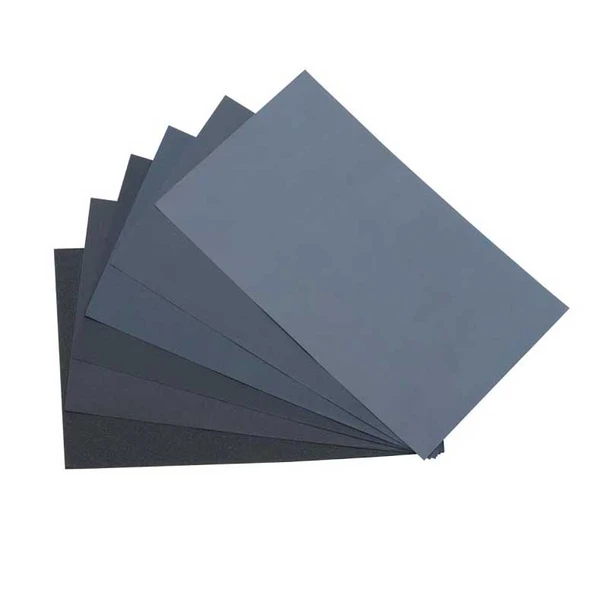 Jewelers Wet/ Dry Emery Sanding Paper 9" x 11" Pkg of 5 (Choose Grit)
