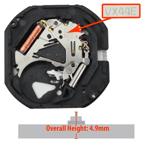 Hattori Japan Watch Movement VX44W Quartz Movements