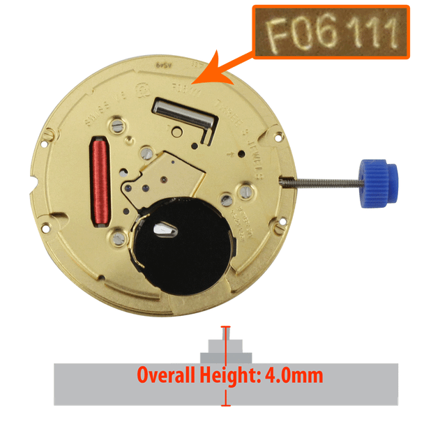 ETA Watch Movement F06.111-4 Quartz Movements