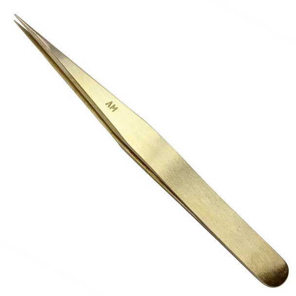 Horotec Non-Magnetic Tweezers AM Brass
