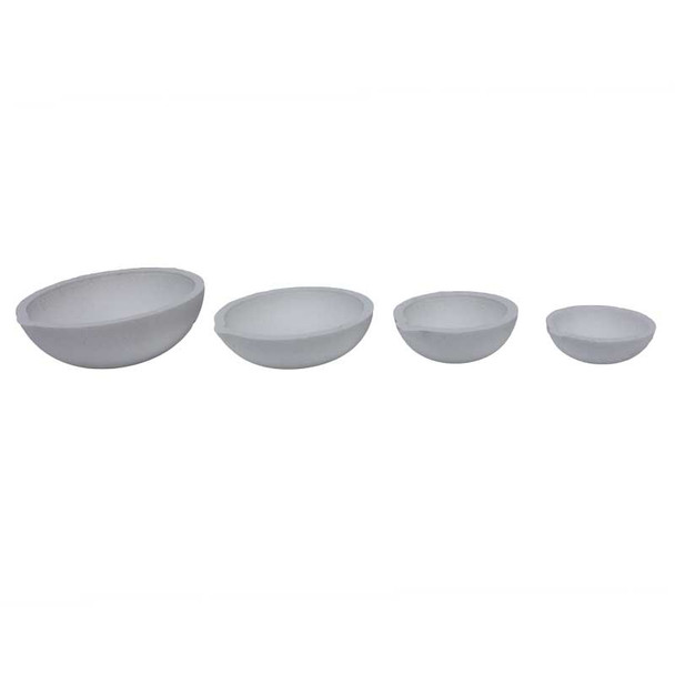 Ceramic Melting Dish Set of 4 Jewelry Casting Crucibles