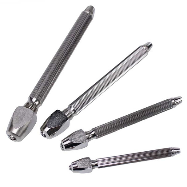 Bergeon 1842 B Square Head Pin Vise Set of 4