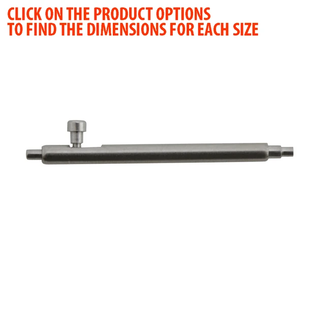 Watch Band Pin 1.5mm Thick Steel Quick Release Pegged Spring Bars