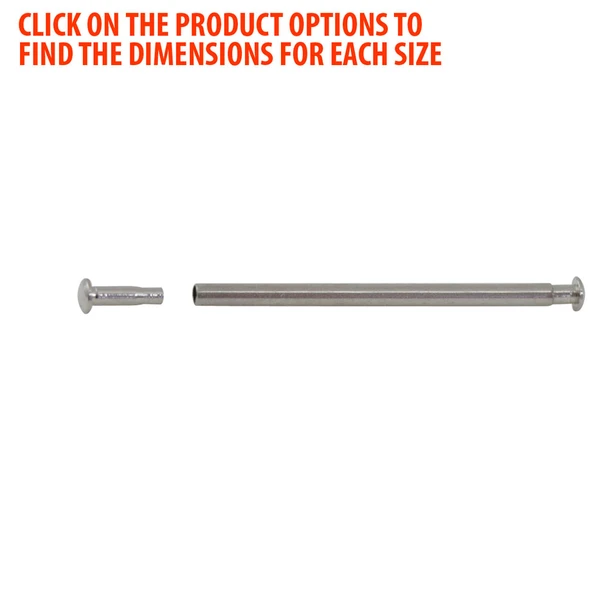 Watch Band Friction Pins for Clasps with 1.8MM Heads Packs of 10 Pieces