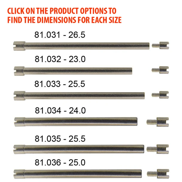 Generic Made to Fit Panerai® Style Screw Bars