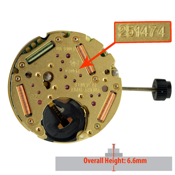 ETA 251.471 quartz watch movements