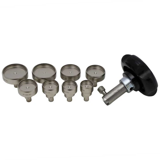 Horotec Rolex® Watch Case Back Removing Dies - Set of 8 with Handle