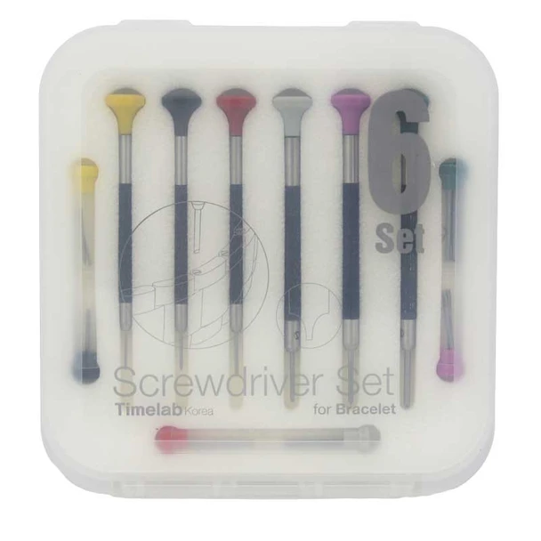 Horofix T-Blade Screwdriver Set of 6 with Spare Blades