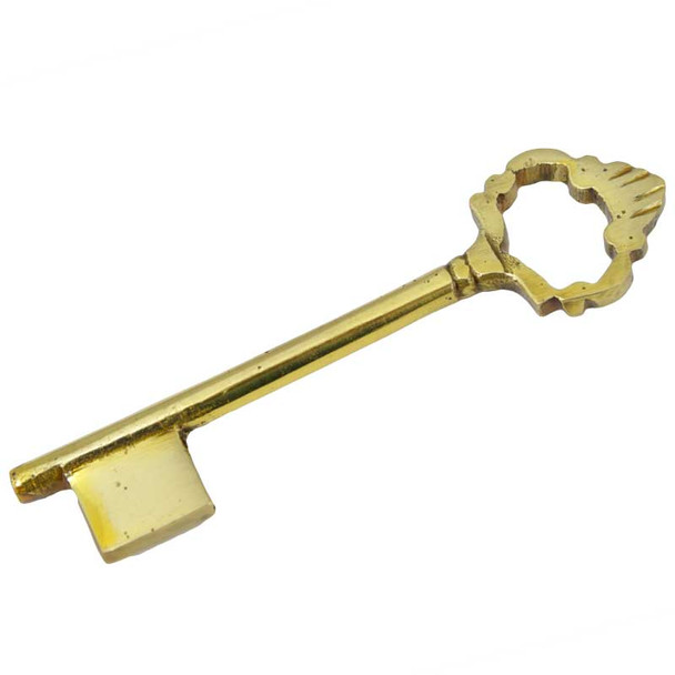 Ornamental Brass Clock Key