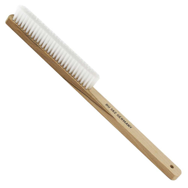 Nylon Cleaning Brush 10 Inches Hard Bristles with Wood Handle