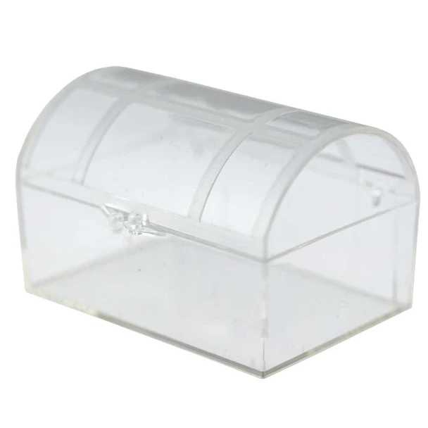 Clear Plastic Treasure Chest Storage Box