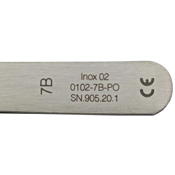 Dumont #7B Tweezer Stainless Antimagnetic Serrated Tips