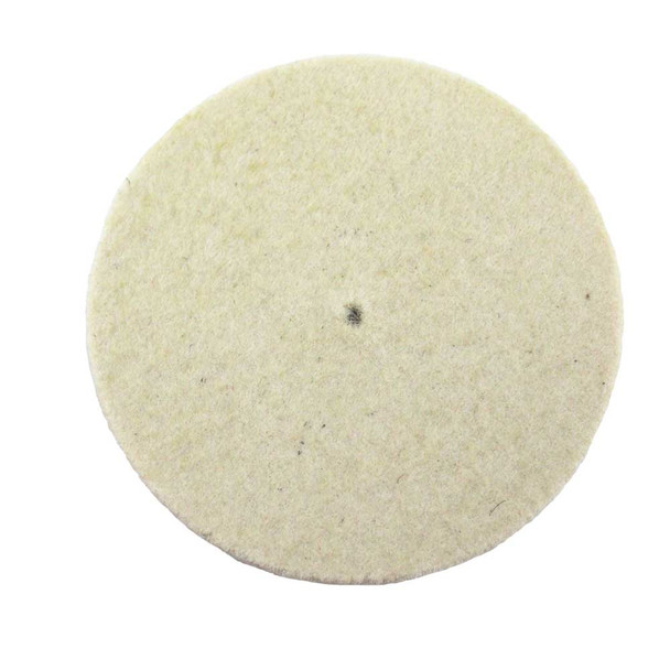 Felt Square Edge Buffing Wheel 2 x 1/2 Inch Medium
