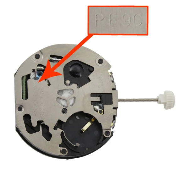 Sunon 6 Hand Multi Function Quartz Watch Movement PE90-05 Date At 4:30 Overall Height 6.8mm