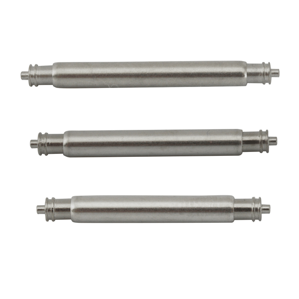 Watch Band Pin 2.50mm Double Flanged Stainless Steel Spring Bars Package of 10