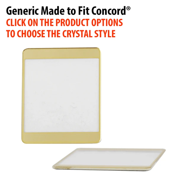 Imitation Watch Crystals Made To Fit Concord® Brand Watches