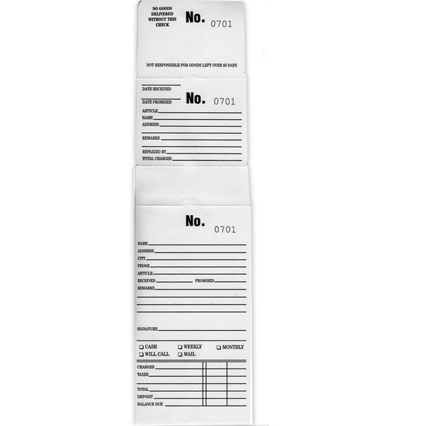 White Triple Duty Job Envelopes Box of 1000