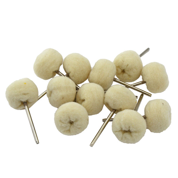 7/8 Inch Mini Mounted Flannel Buffs Dozen