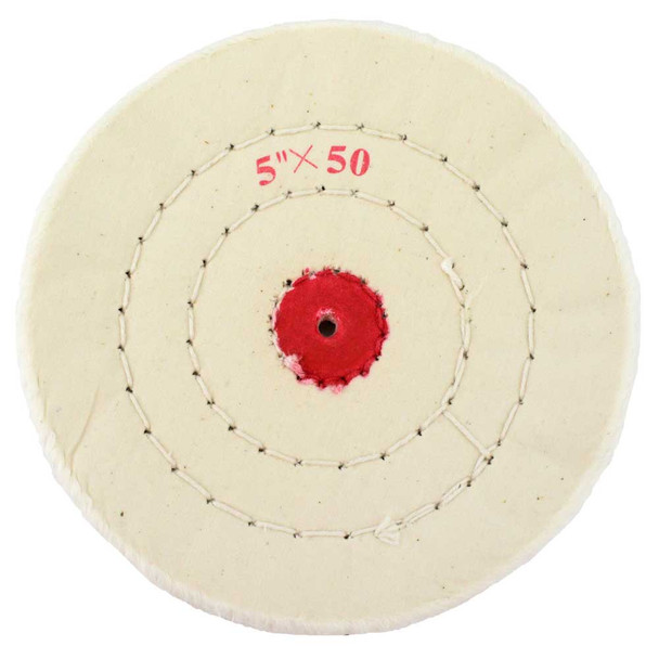 Finex Muslin Buff with Shellac Center 5 Inch 50 Ply Stitched