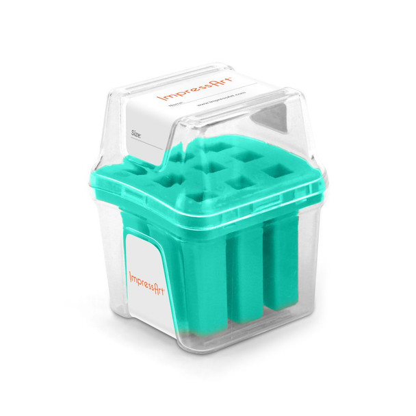 ImpressArt Empty Stamp Case TEAL