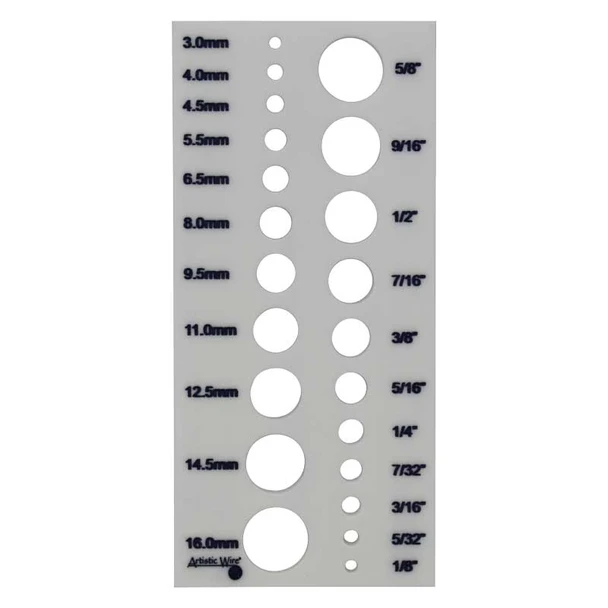 Acrylic Draw Plate for Wire
