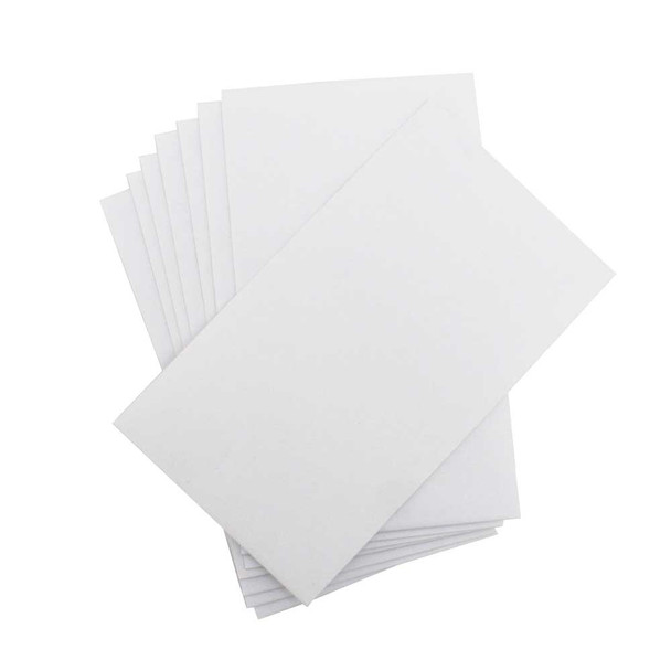 #5 Kraft White Blank Repair Job Envelopes 3 1/8 x 5 1/2 Inches Package of 100