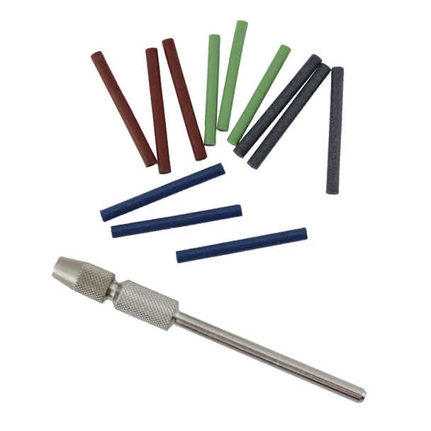 Silicone Polishing Pin Set with Mandrel 2mm