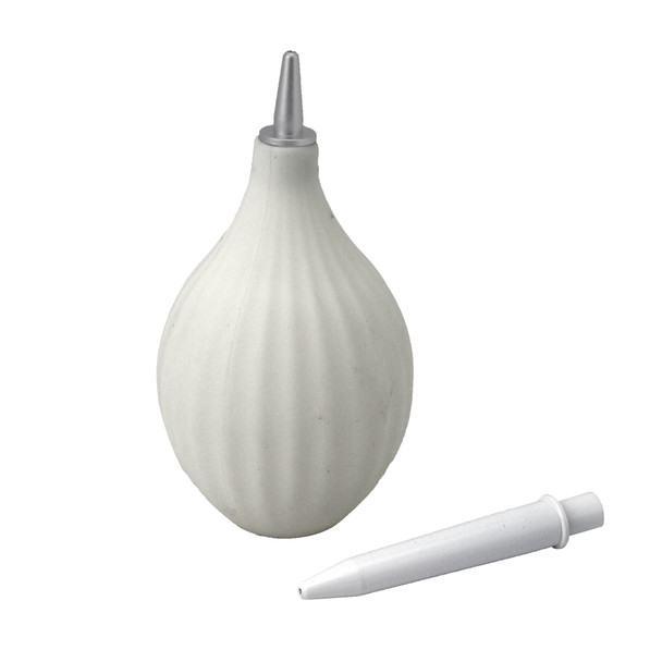 Horofix White Silicone Dust Blower with Extra Long Nozzle