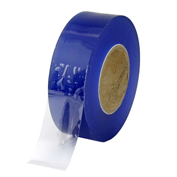 Transparent tape for protecting watch bands, bracelets and other jewelry