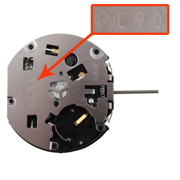 Far East Sunon® 6 Hand Multi Function Quartz Watch Movement PE918-1 Date At 4:30 Overall Height 6.8mm