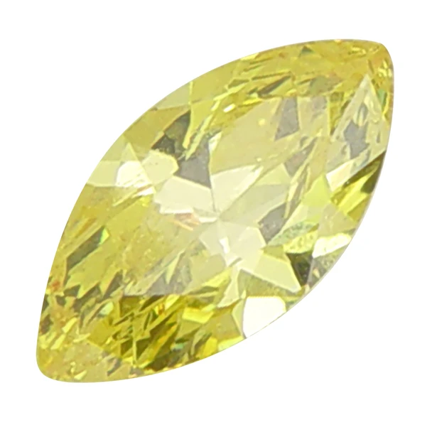 Marquise Shaped CZ Yellow