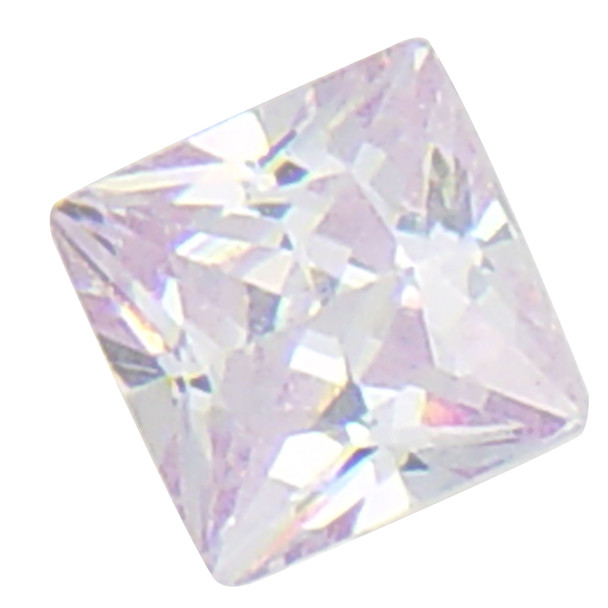 Square Princess Cut CZ Lavender