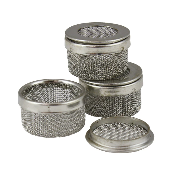 Mini Ultrasonic Cleaning Baskets with Stainless Steel Mesh Set of 3