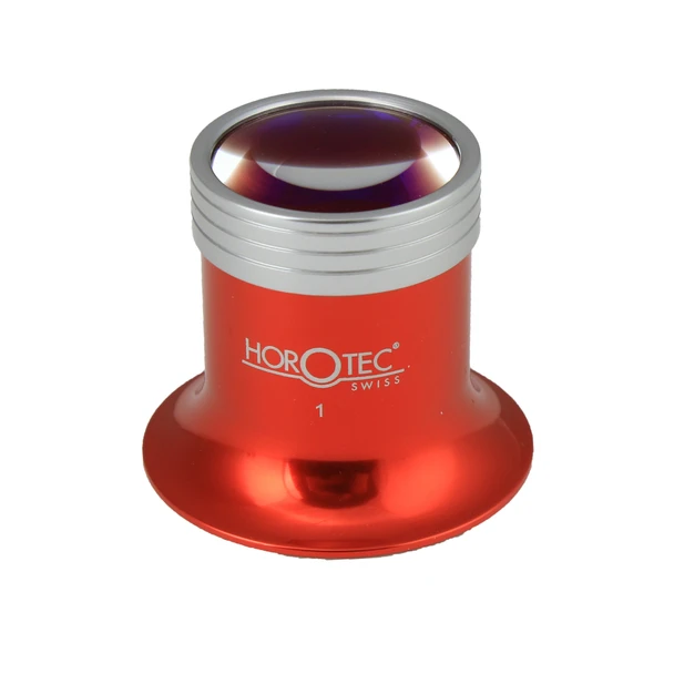 Horotec Eyeloupe Magnifier Anodized Aluminum with Threaded Ring