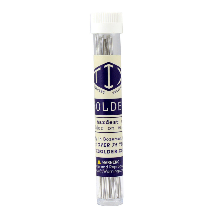 Tix Solder - Original Low Temp Extremely Strong Soft Solder for Watch and Jewelry