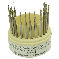 Tungsten steel twist drill jewelry tool