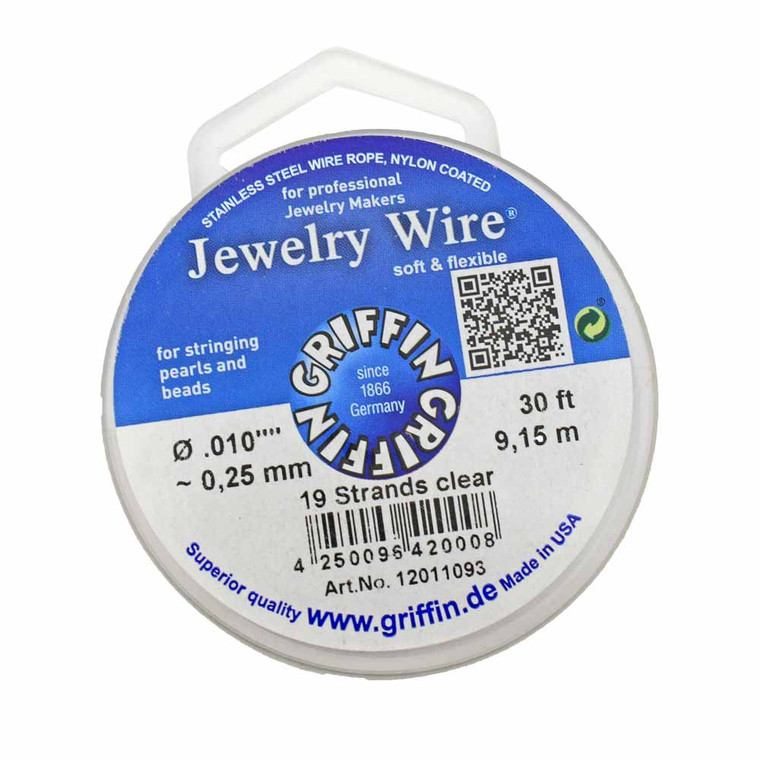Griffin Jewelry and Beading Wire - 19 Strand .010 Inch