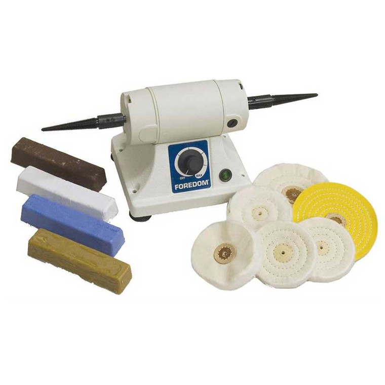 Foredom BL Bench Polisher 1/6HP Motor Outfit Available in 115V or 230V