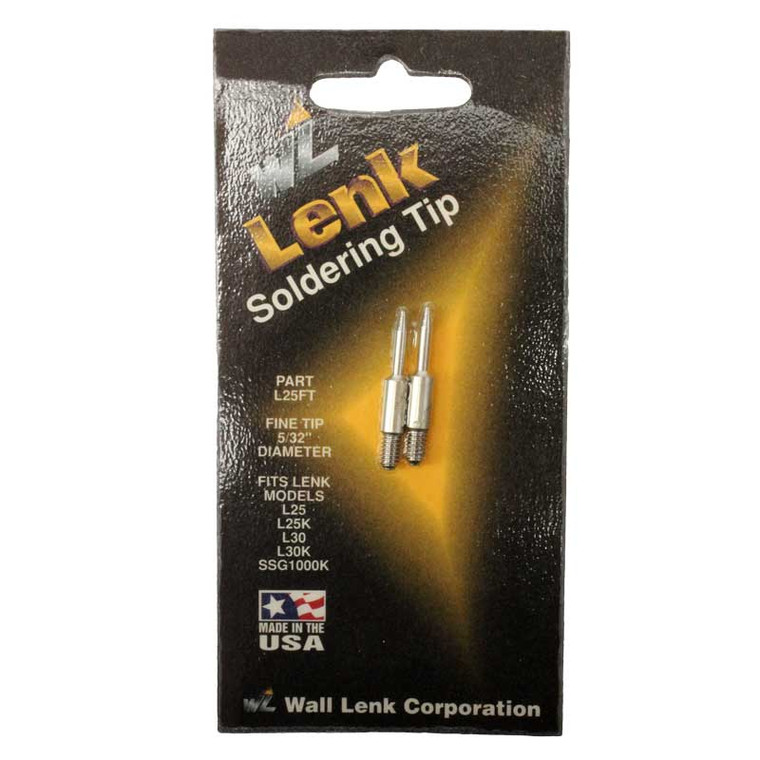 Package of two replacement tips for Lenk 24W soldering iron