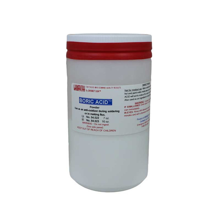 Boric Acid Powder 16 oz for Jewelers