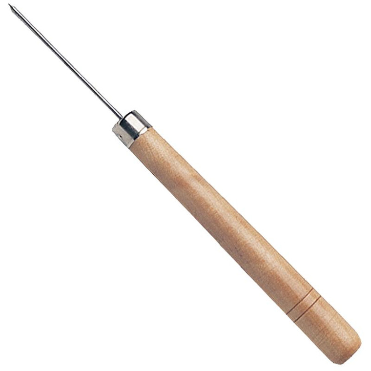 Flexible soldering pick with wooden handle