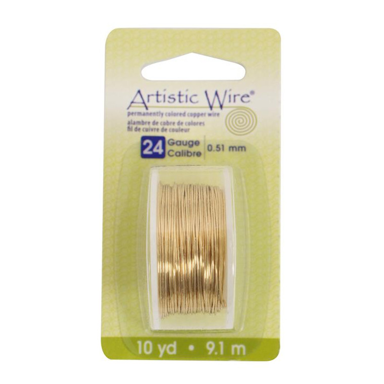 24 gauge brass non tarnish artistic copper craft wire