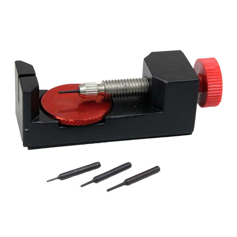 Adjustable watch band pin and link remover