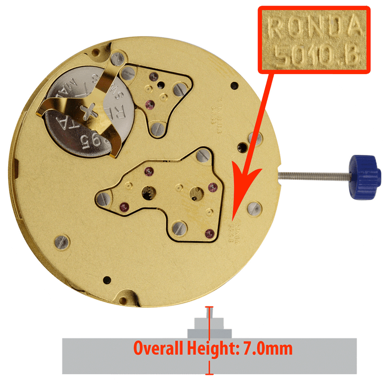 Harley Ronda Watch Movement HQ5010.B Quartz Movements